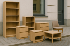 Möbel in Dresden bis zum Bordstein transportieren