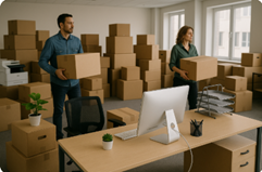 Professioneller Büroumzug in Dresden